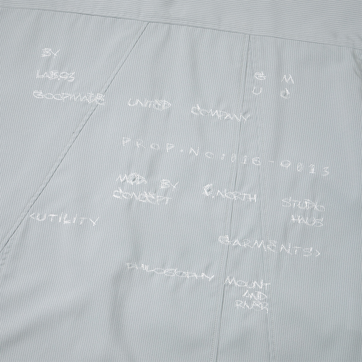 MA-Z3 Mode Architekt Emroidered Shirt 'Light Grey'