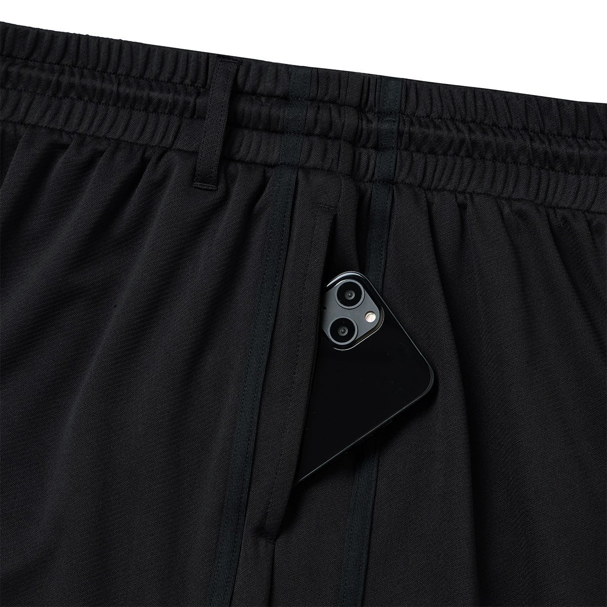 Rve-S3 Riverside Track Shorts 'Pure Black'