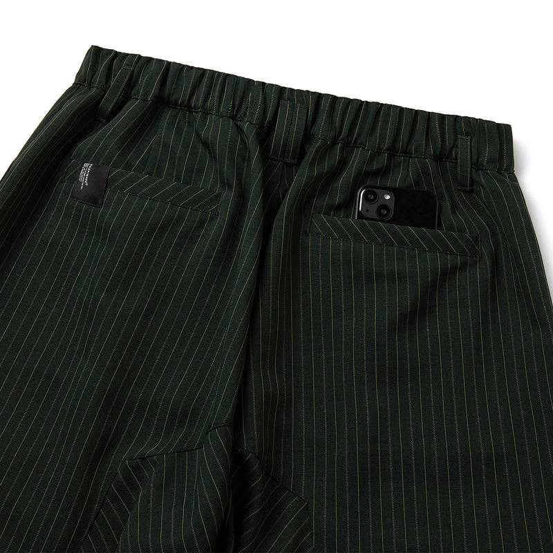 TR-P01 SOFTBOX Striped Pants 'Green'