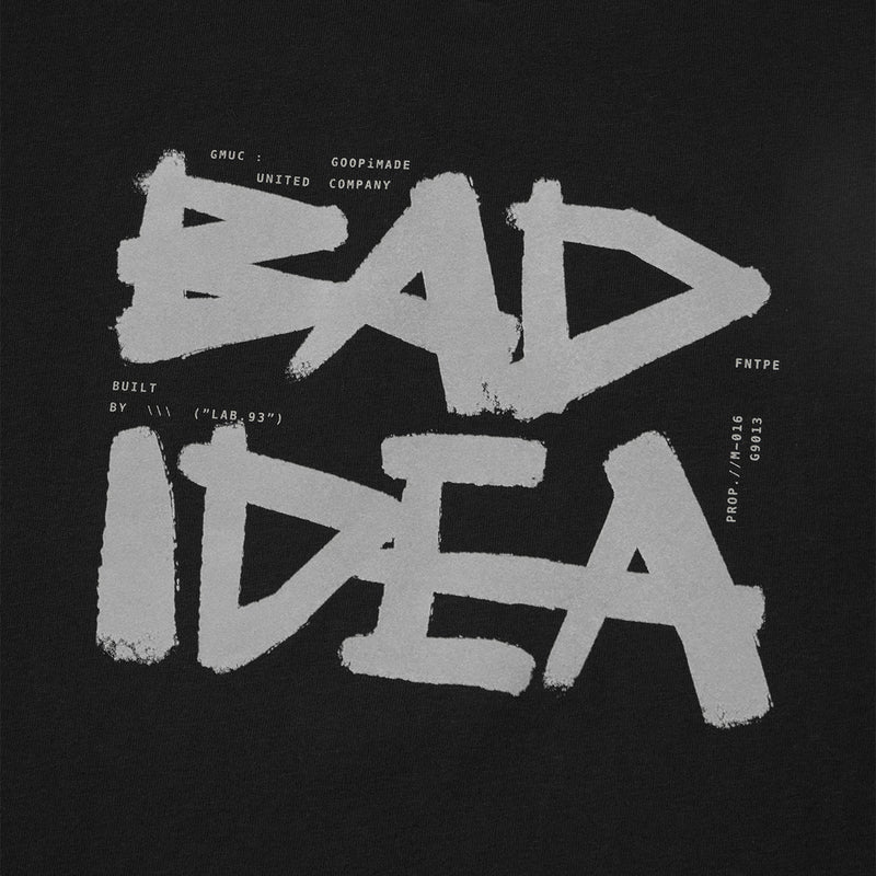 VED-01T Visual Project Bad Idea Tee 'Shadow'