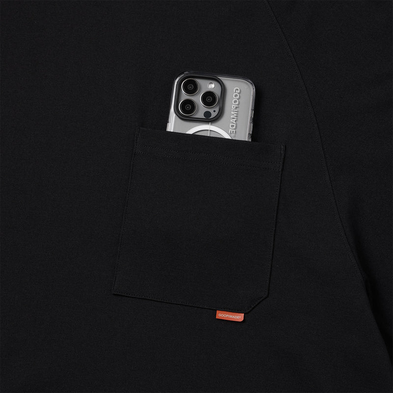 X-Model-01 New-Form Pocket Tee 'Black'