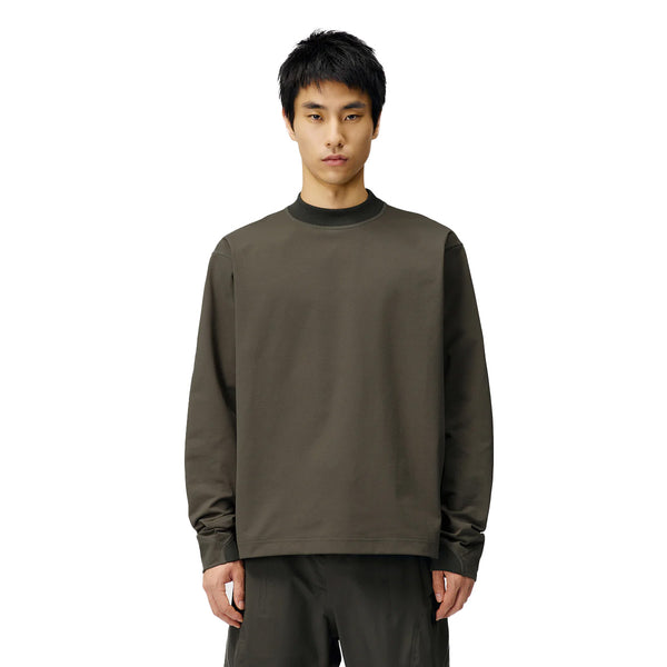 + Goldwin Crewneck L/S Tee 'Black Olive'