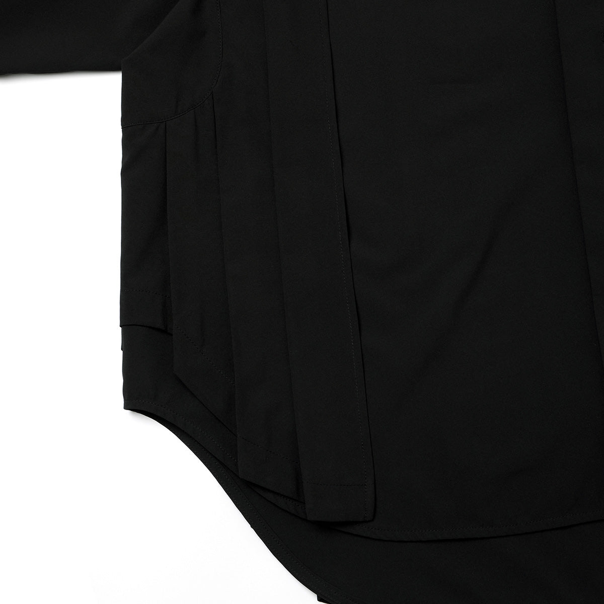 + WILDSIDE Yohji Yamamoto Pleat Formal Shirt 'Black'