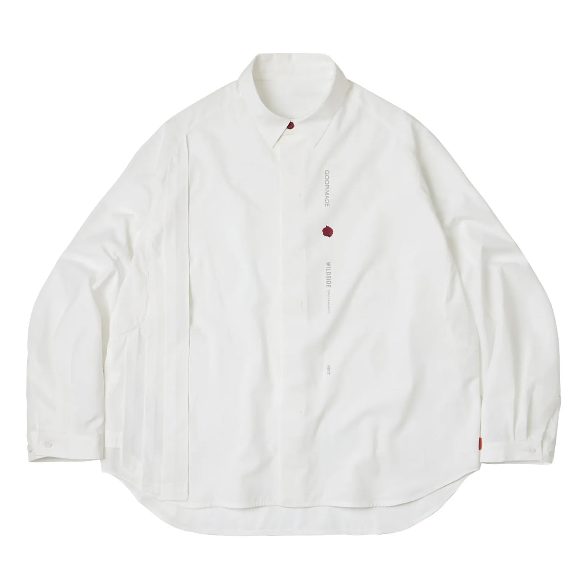 + WILDSIDE Yohji Yamamoto Pleat Formal Shirt 'White'