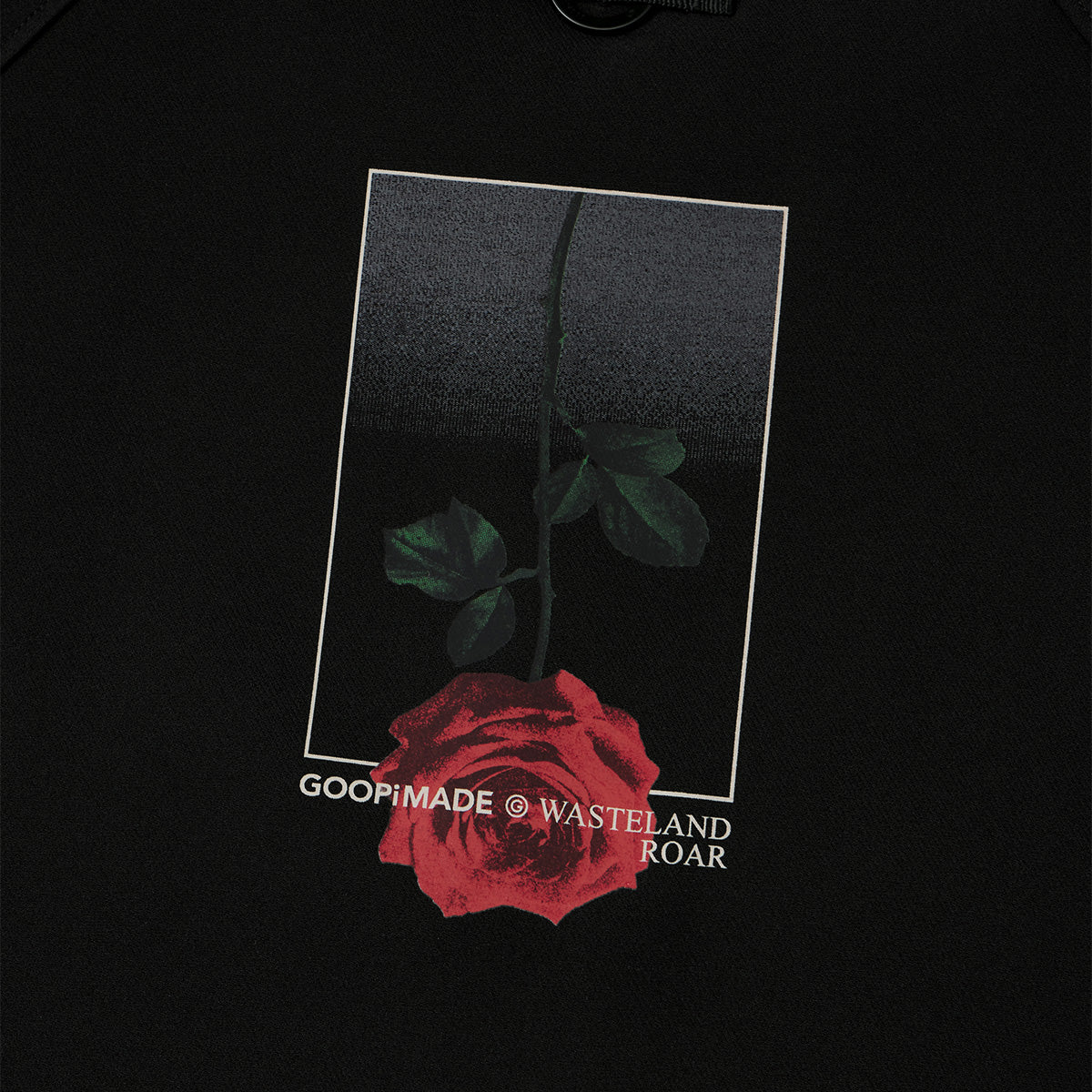 + WILDSIDE Yohji Yamamoto ROSE Logo Sweatshirt 'Black'