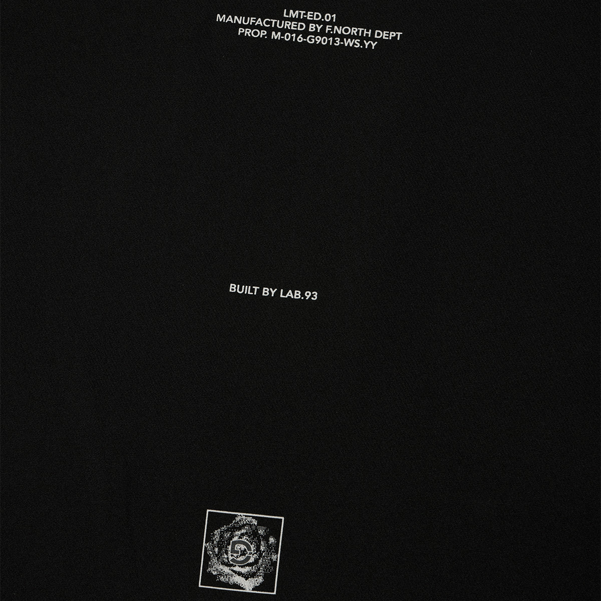 + WILDSIDE Yohji Yamamoto ROSE Logo Sweatshirt 'Black'