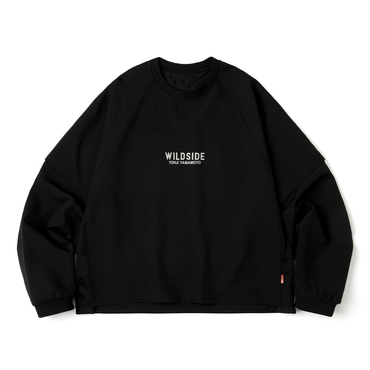 + WILDSIDE Yohji Yamamoto ROSE Logo Sweatshirt 'Black'