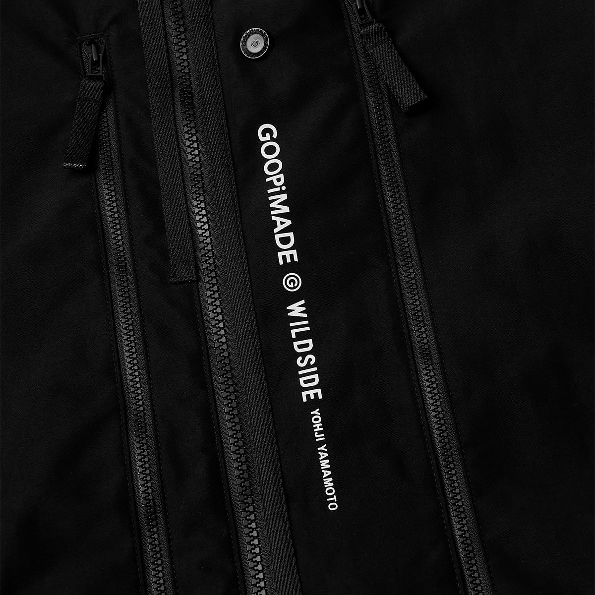 + WILDSIDE Yohji Yamamoto The-9 Crazy Utility Coat Vol.5 'Black'