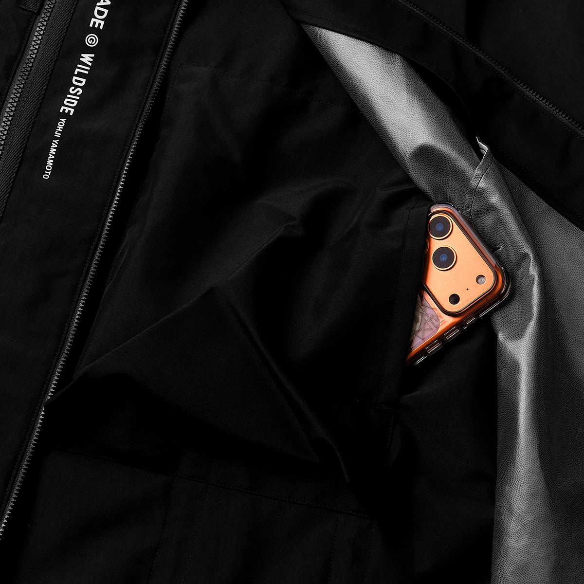 + WILDSIDE Yohji Yamamoto The-9 Crazy Utility Coat Vol.5 'Black'