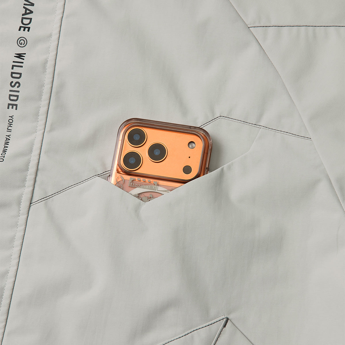 + WILDSIDE Yohji Yamamoto The-9 Technical Parka 'Light Grey'