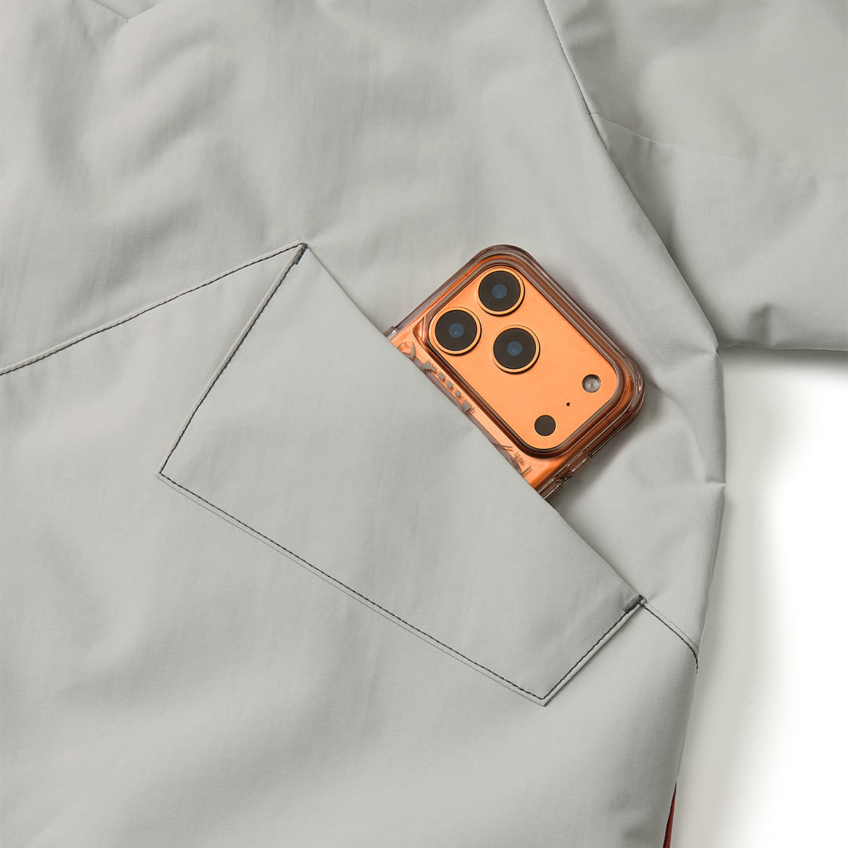 + WILDSIDE Yohji Yamamoto The-9 Technical Parka 'Light Grey'