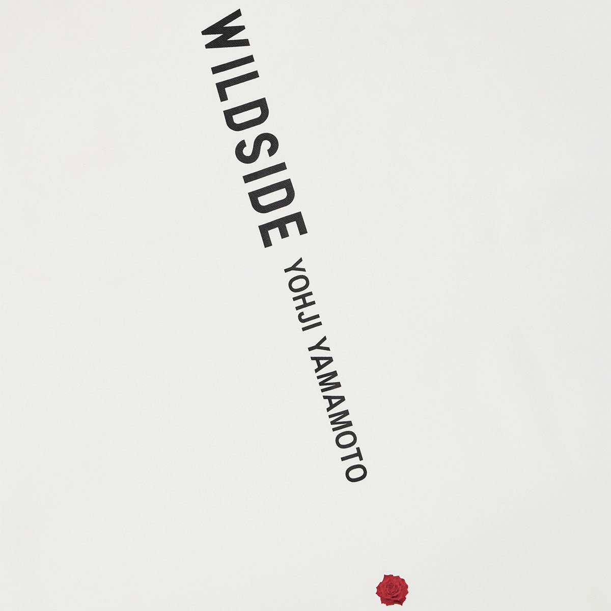+ WILDSIDE Yohji Yamamoto YAMA Logo Tee 'White'