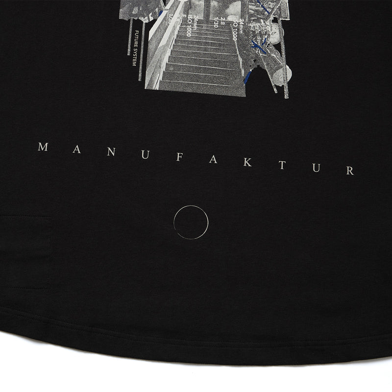 M007-E Manufactur Graphic Tee 'Black'