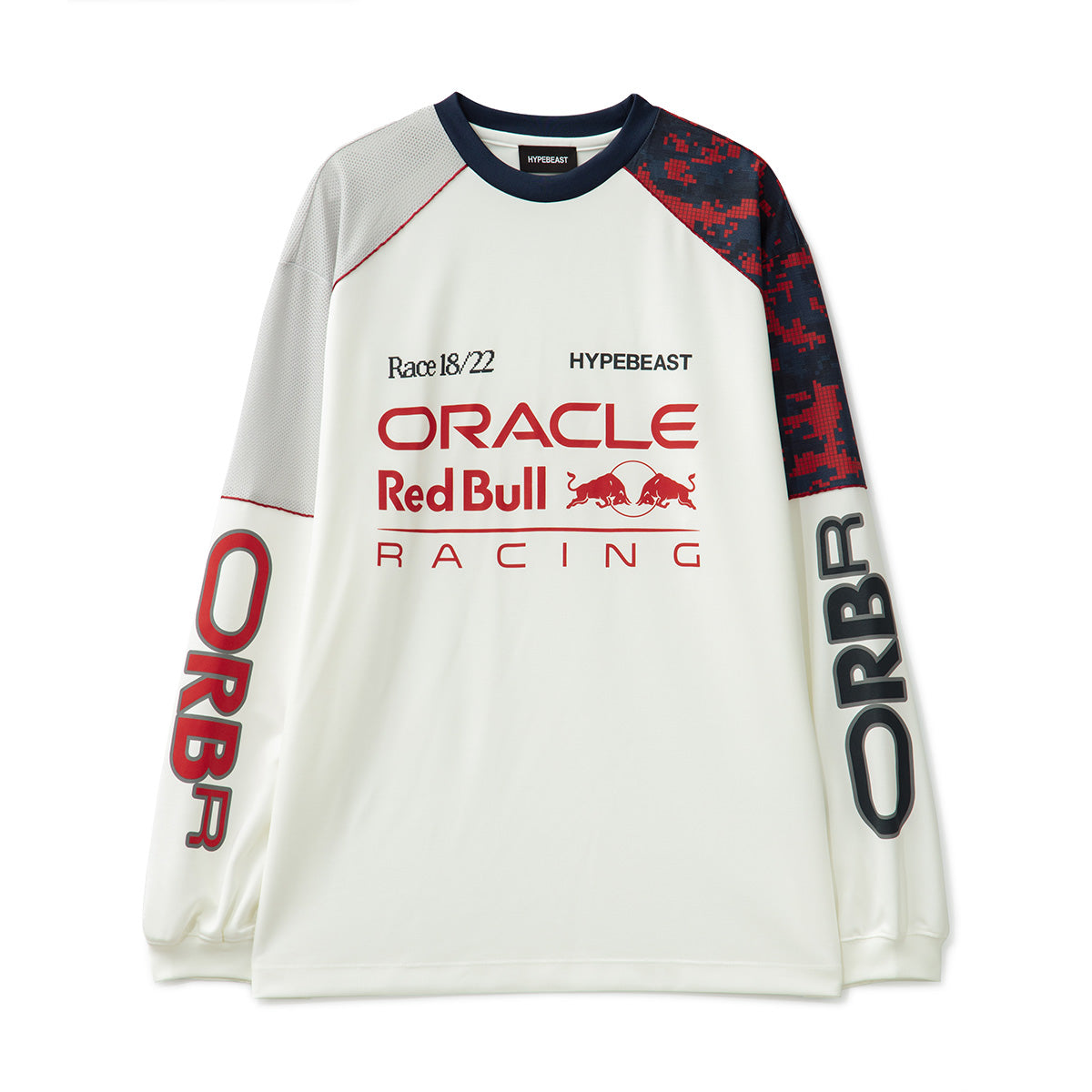 + Oracle Redbull Racing Singapore L/S Jersey 'White'