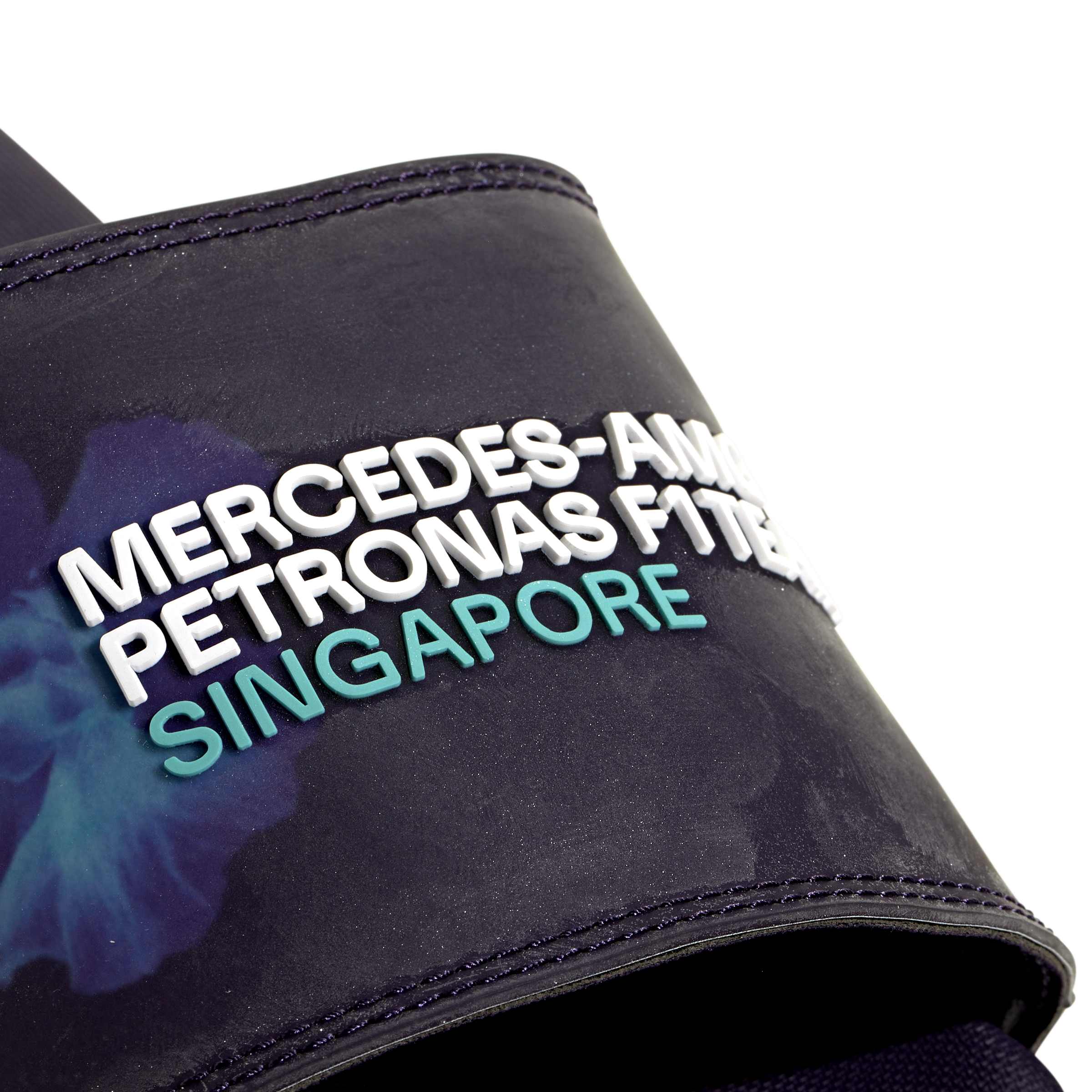 + Mercedes-AMG Petronas F1 Team Adilette Comfort Slides 'Legend Purple'