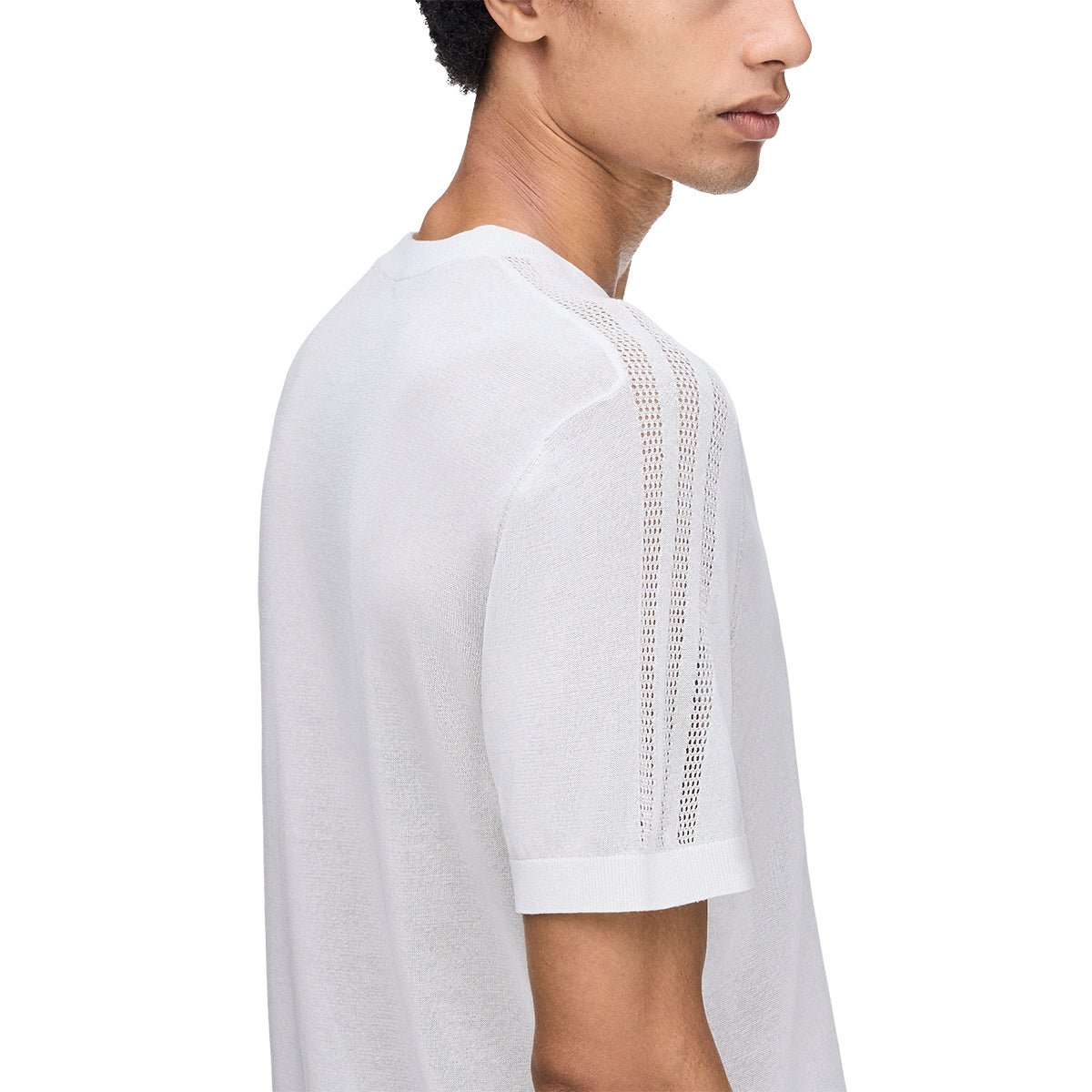 + Wales Bonner Knit T-Shirt 'Chalk White'
