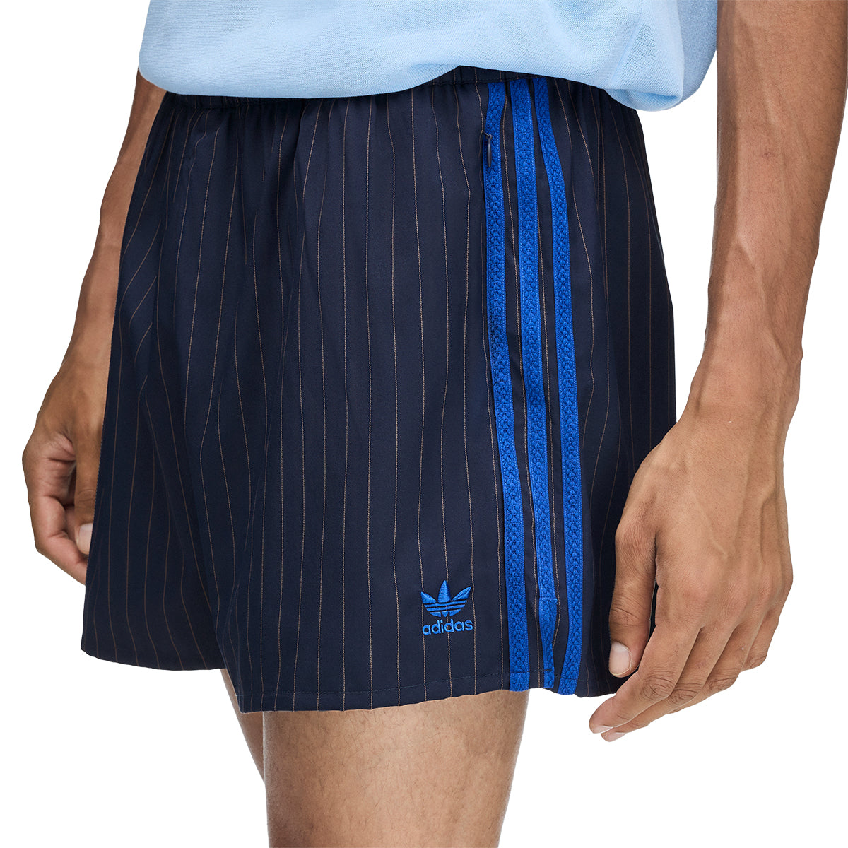+ Wales Bonner Pinstripe Short 'Night Navy'