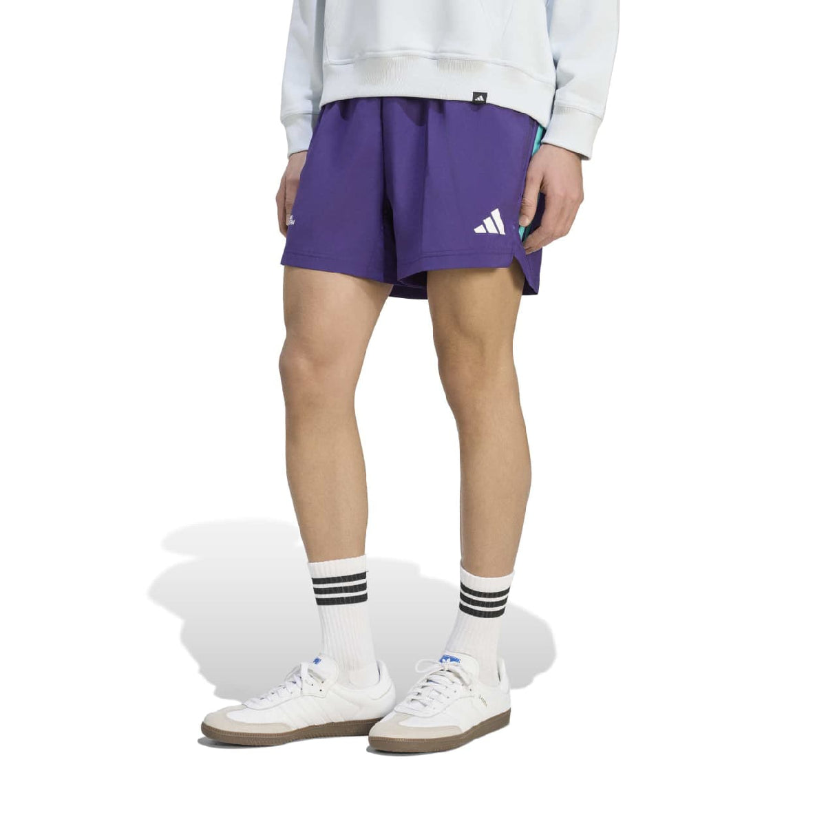 + Mercedes-AMG Petronas F1 Team Vanda Bloom Shorts 'Dark Purple'