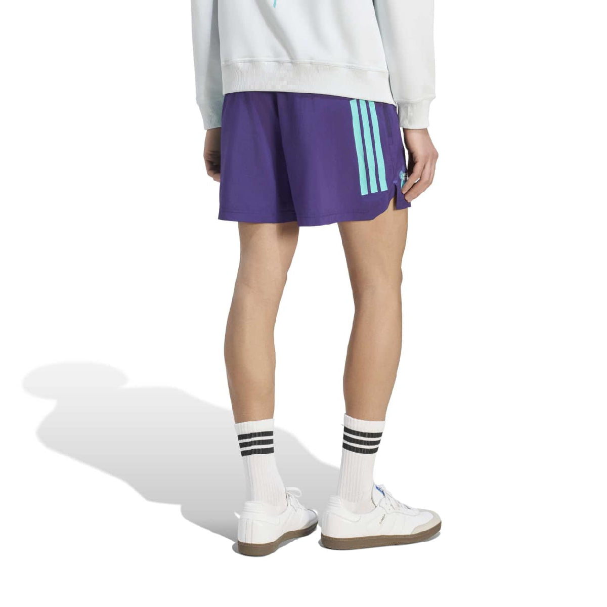+ Mercedes-AMG Petronas F1 Team Vanda Bloom Shorts 'Dark Purple'
