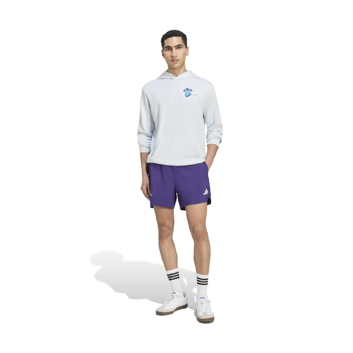 + Mercedes-AMG Petronas F1 Team Vanda Bloom Shorts 'Dark Purple'