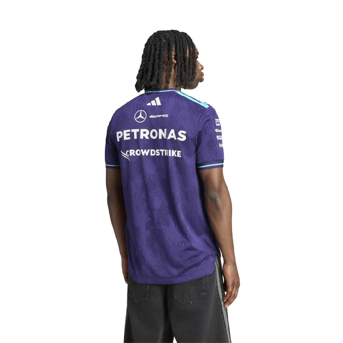 + Mercedes-AMG Petronas F1 Team Vanda Bloom Authentic Driver Jersey 'Dark Purple'