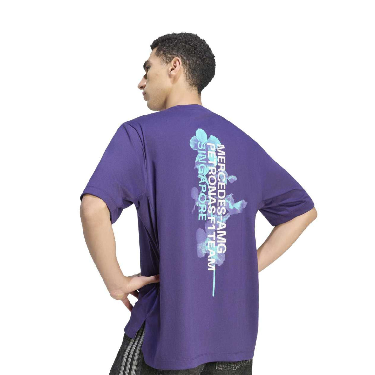 + Mercedes-AMG Petronas F1 Team Vanda Bloom T-Shirt 'Deep Purple'