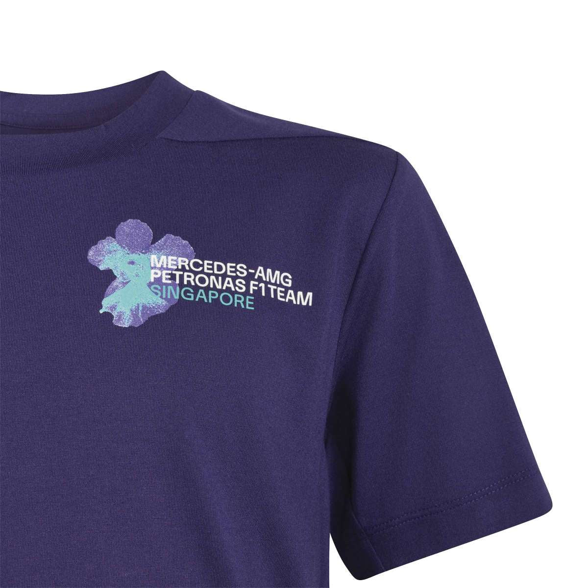 + Mercedes-AMG Petronas F1 Team Kids Vanda Bloom T-Shirt 'Deep Purple'