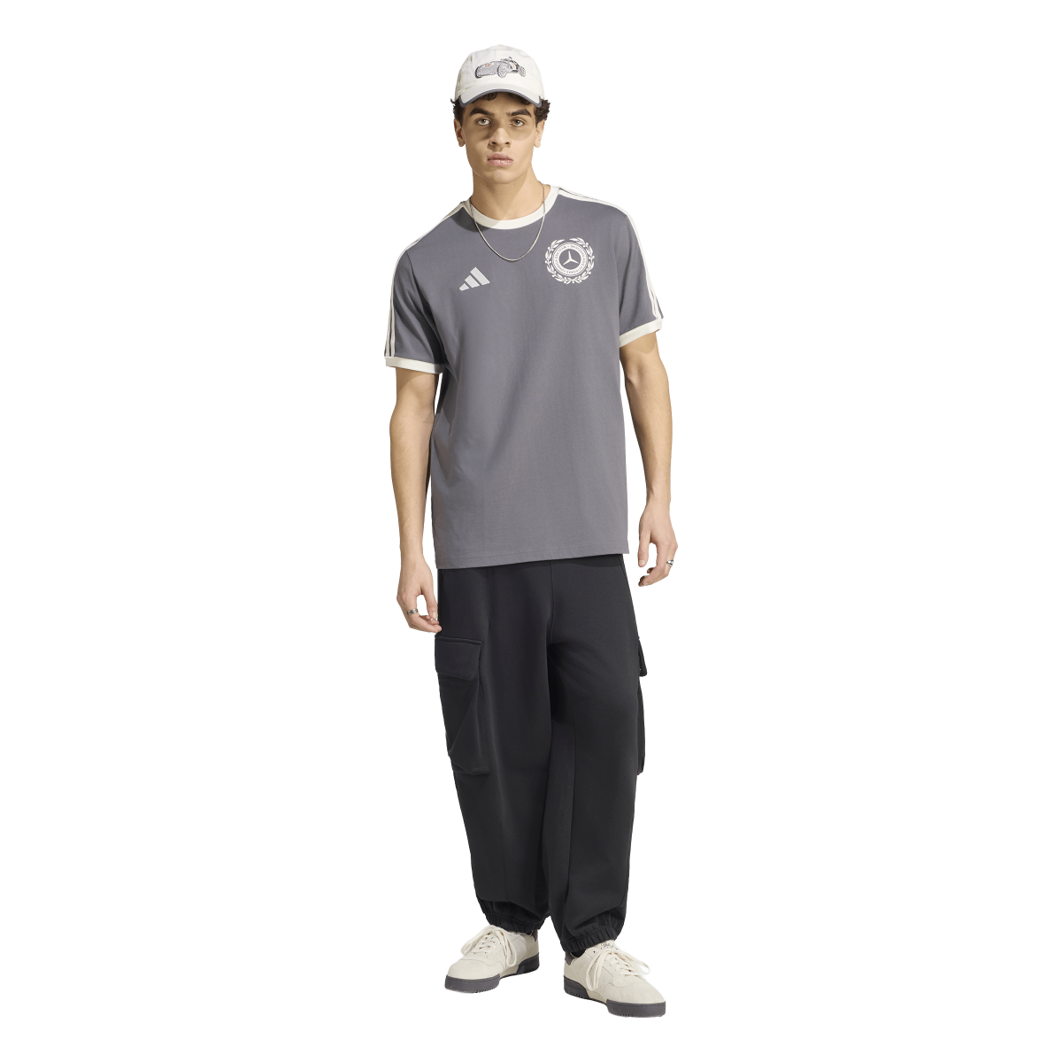 + Mercedes AMG Petronas Formula 1 Team Silver Arrows Icon Tee 'Granite'