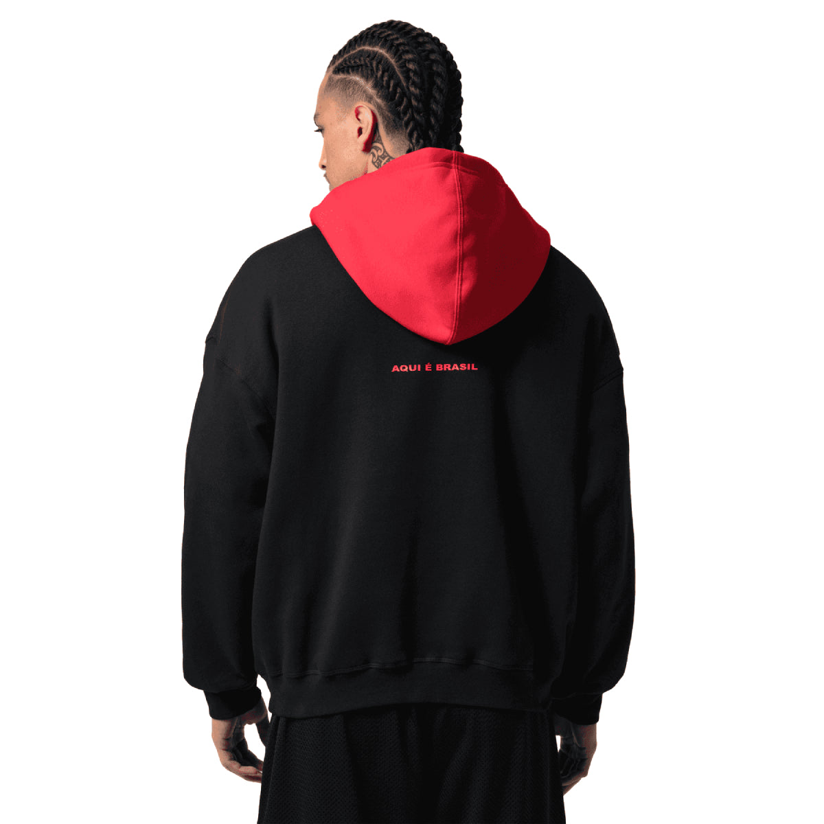 + Brasil Futebol Brooklyn Fleece Pullover Hoodie 'University Red'
