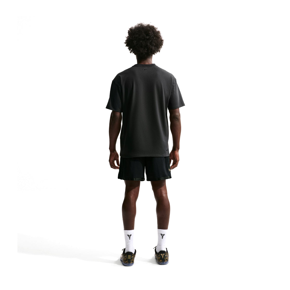 Kobe Basketball Shorts 'Black Metallic Gold'