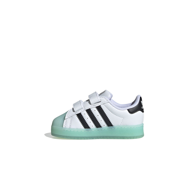 adidas Originals Toddlers Superstar LED Light Comfort Closure White Limited Edt