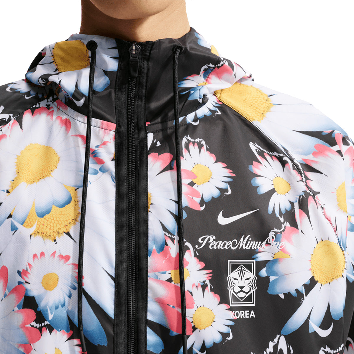 + PEACEMINUSONE + South Korea Anthem Jacket 'Black White'