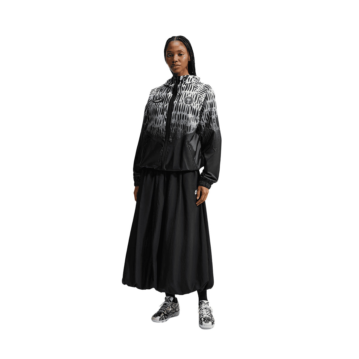 + Slawn + Nigeria Soccer Anthem Jacket 'Black White'