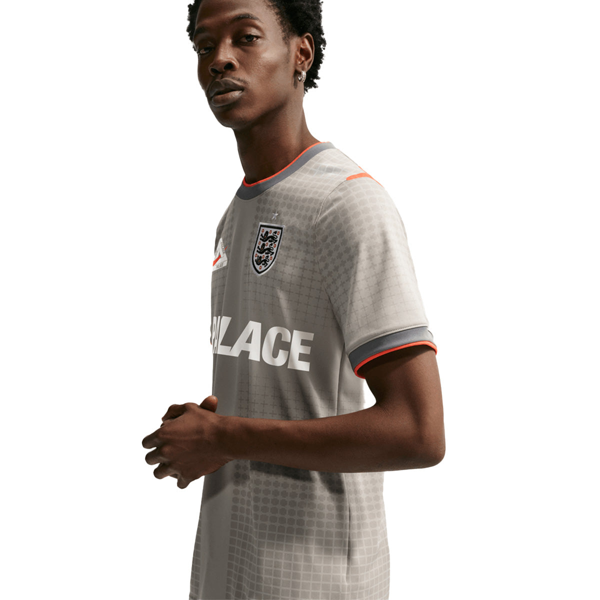 + Palace + England X2 Academy Pro Soccer Top 'Pewter Grey'