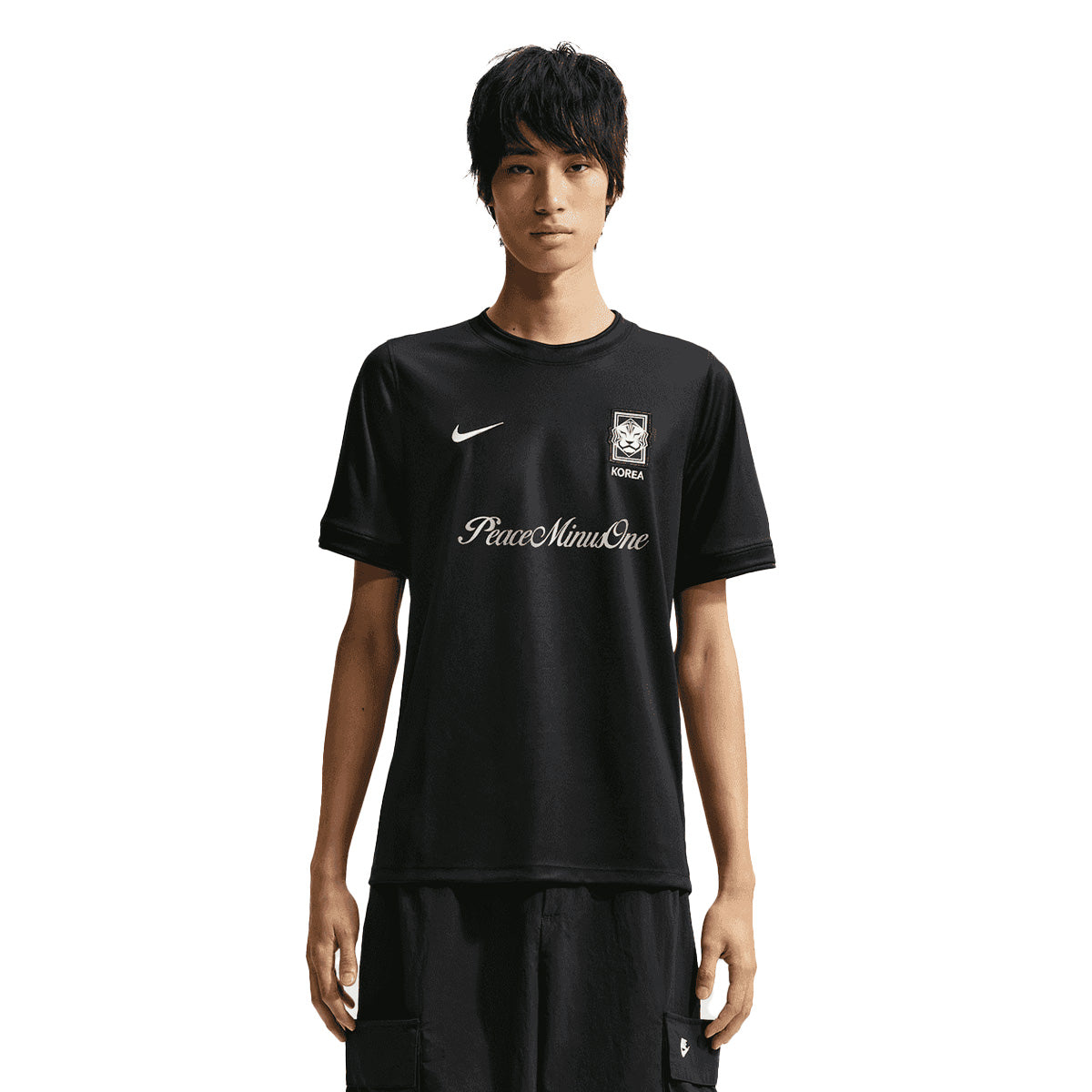 + PEACEMINUSONE + South Korea X2 Academy Pro Soccer Top 'Black'