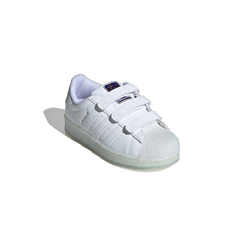 adidas Originals Kids Superstar LED Lights Comfort Closure White Limited Edt