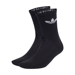 Trefoil Crew Socks 3-Pack 'Black'