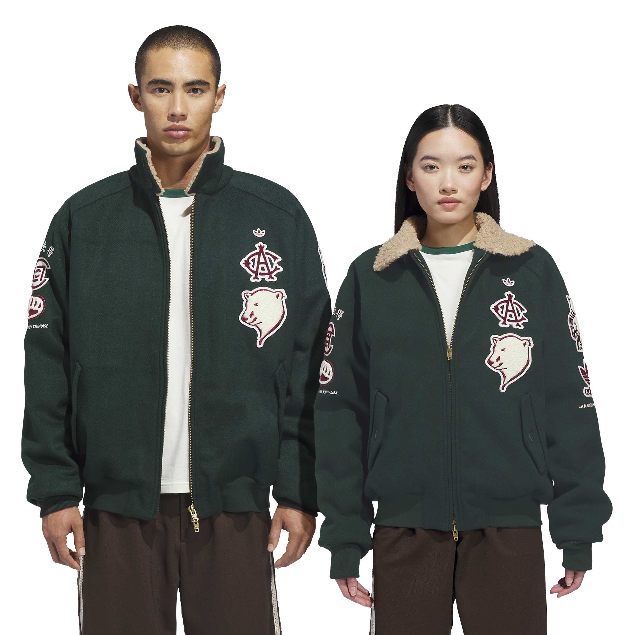 + CLOT Varsity Jacket 'Green Night'