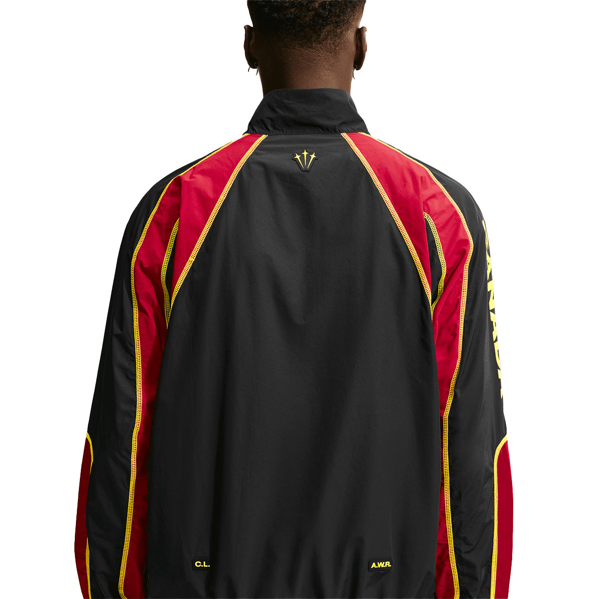 + NOCTA + Canada Woven Track Jacket 'Black Gym Red'