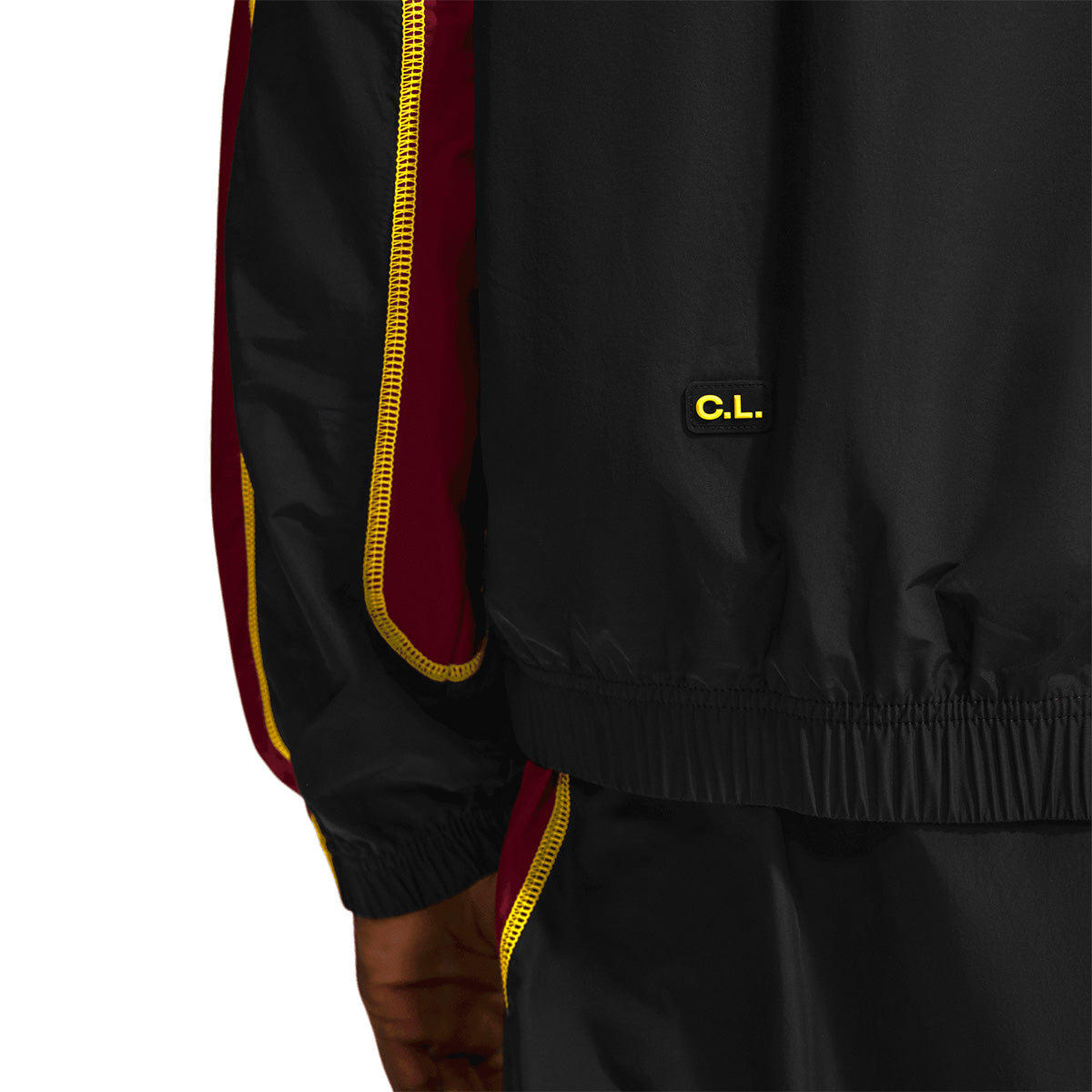 + NOCTA + Canada Woven Track Jacket 'Black Gym Red'