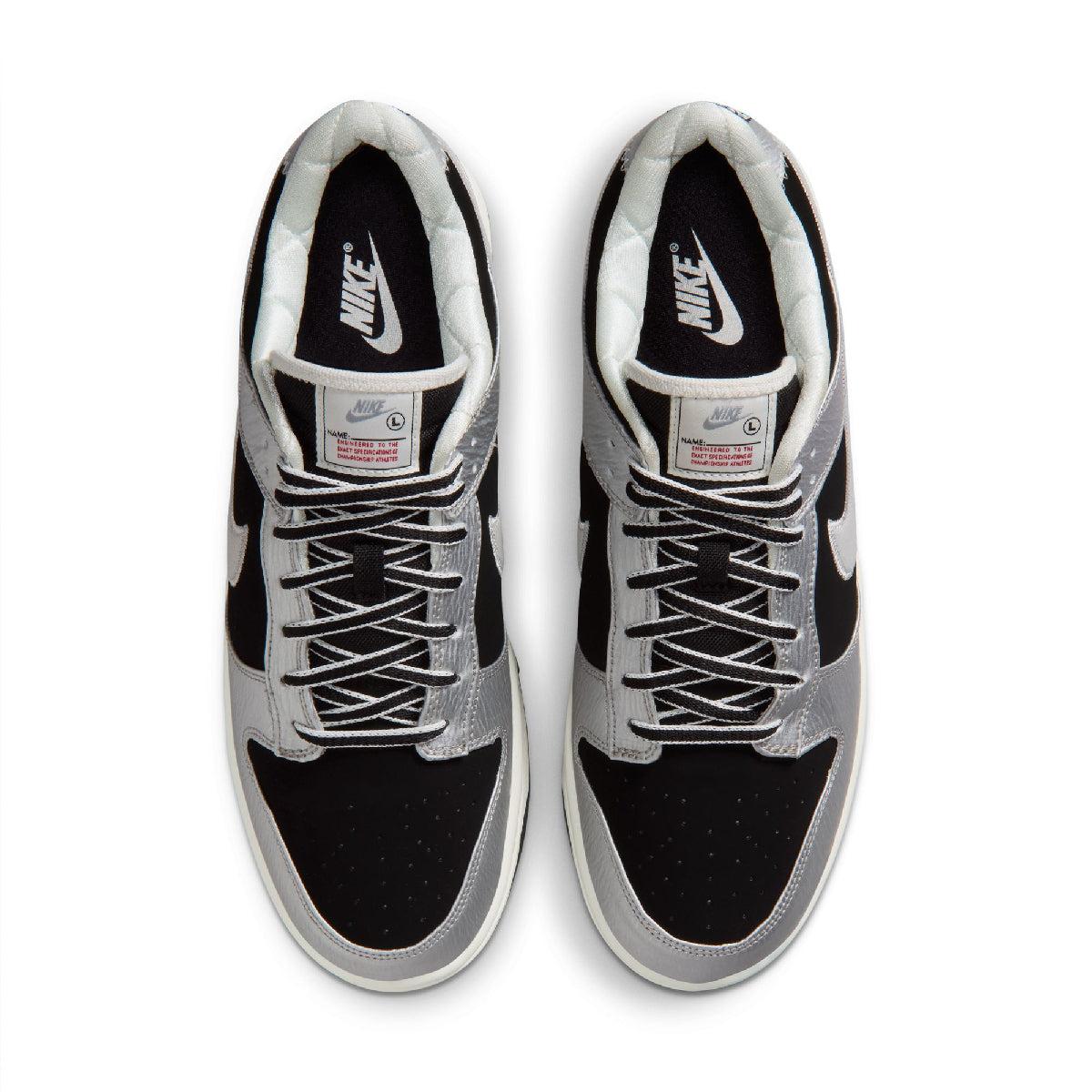 Dunk Low Retro 'Metallic Silver Black'