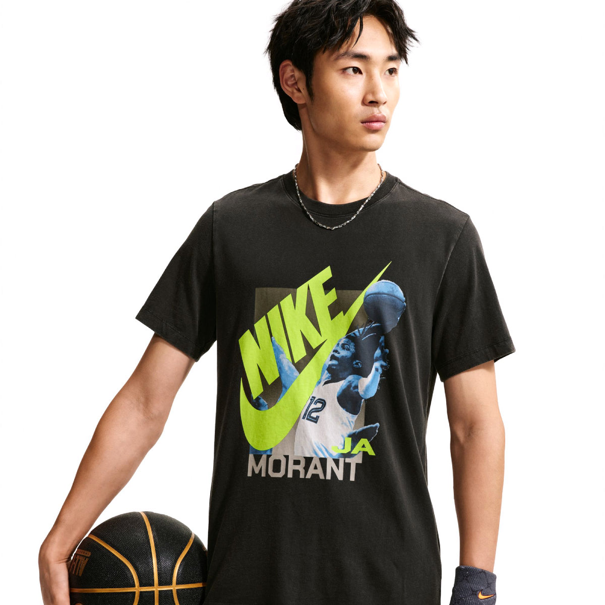 Ja Morant Graphic Asbury Vaul T-Shirt 'Black'