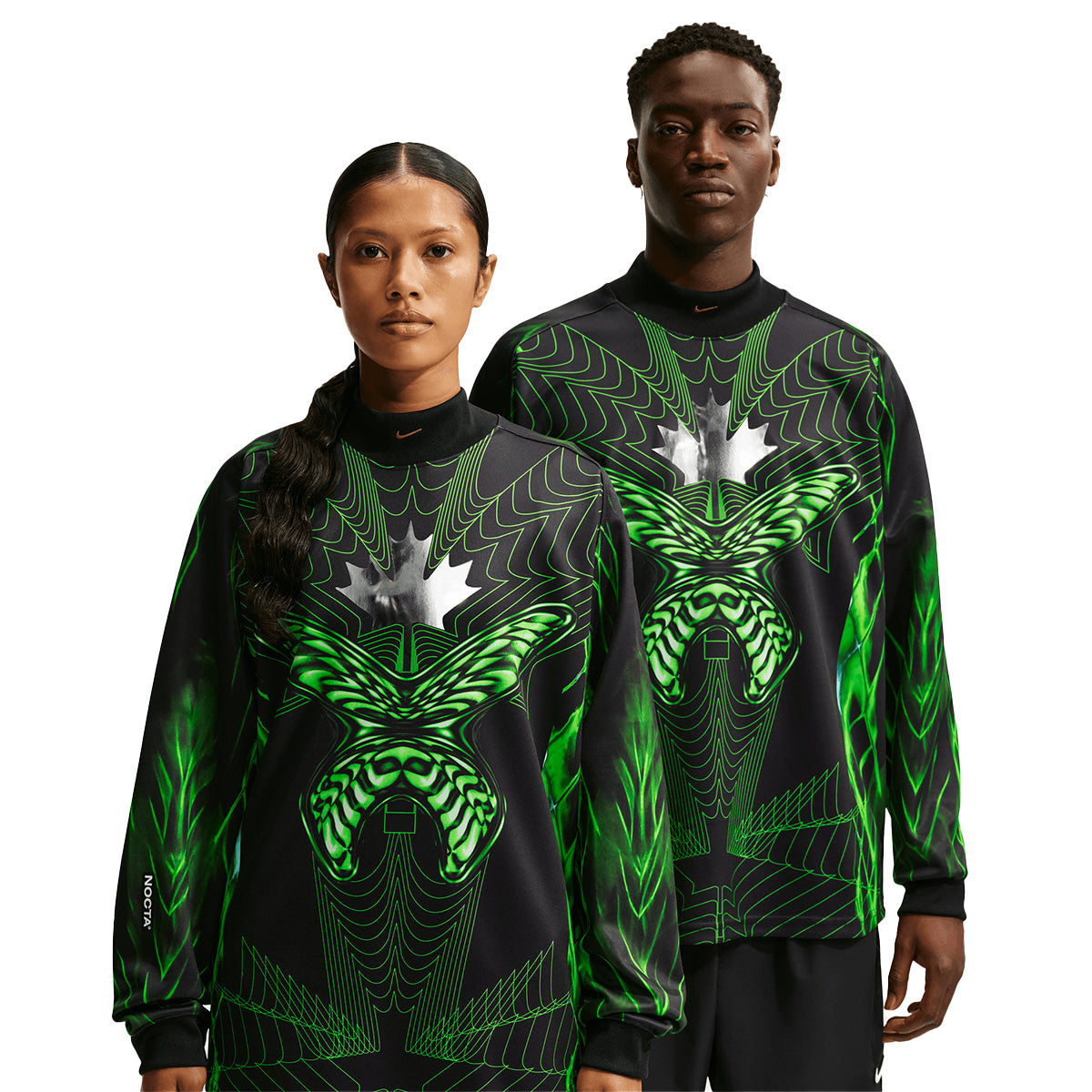 + NOCTA + Canada LS Jersey 'Black Sports Red'