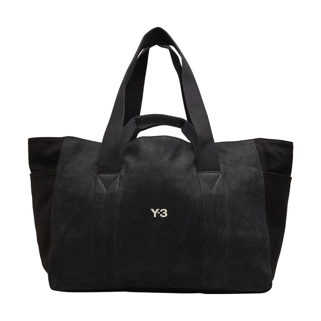 Y-3 Lux logo-print Tote Bag - Neutrals