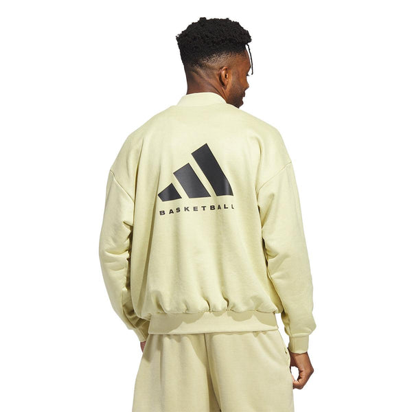adidas Basketball Sueded Sweatshirt 'Halo Gold' – Limited Edt