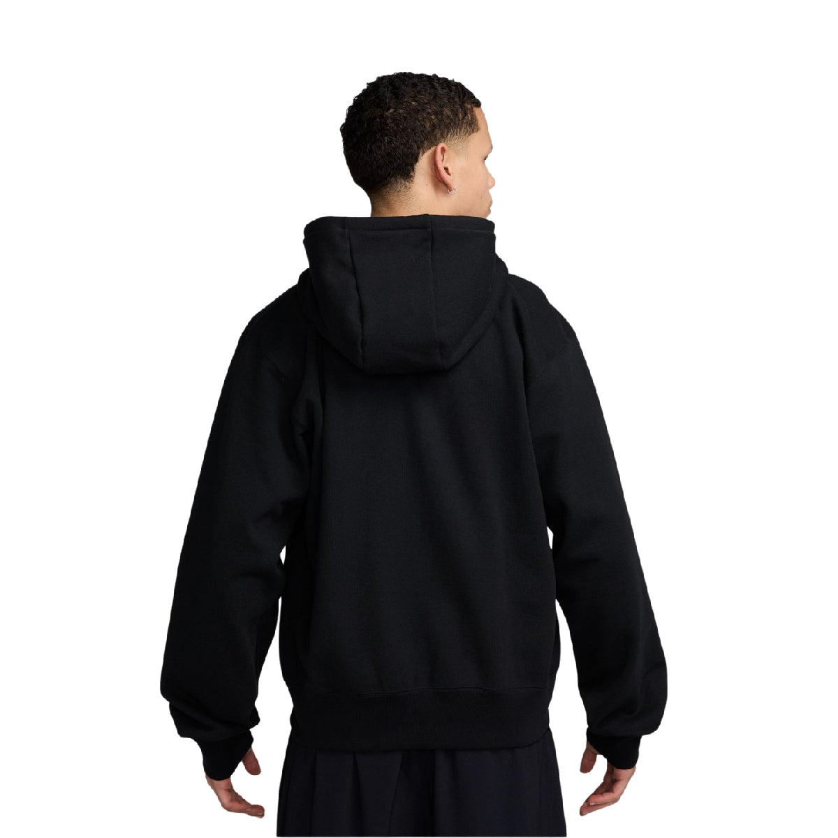 Fleece Full-Zip Hoodie 'Black'