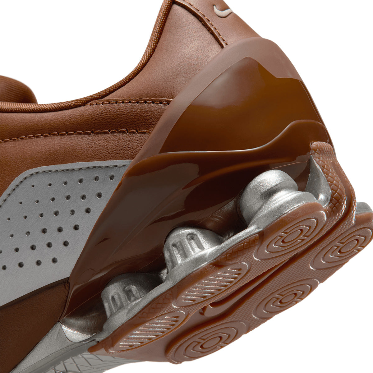 Wmns T90 Shox Magia 'Pecan Metallic Silver'