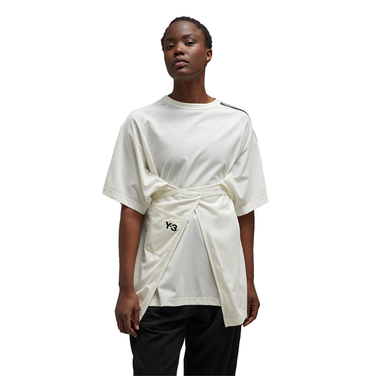 Y-3◆Tシャツ/S/コットン/IVO/IQ1792/Y-3 Sail Closure Short Sleeve Tee// Y-3 Sail Closure Tee 'Off White' – Limited Edt