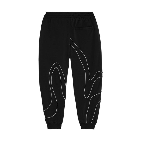 adidas Women's Black/Red 1/2 Stripe Zip Ankles Track Pants ~XL~ RN 88387