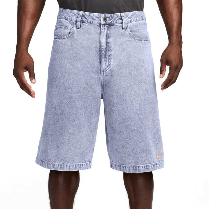 "Your Message Here" Denim Shorts 'Indigo'